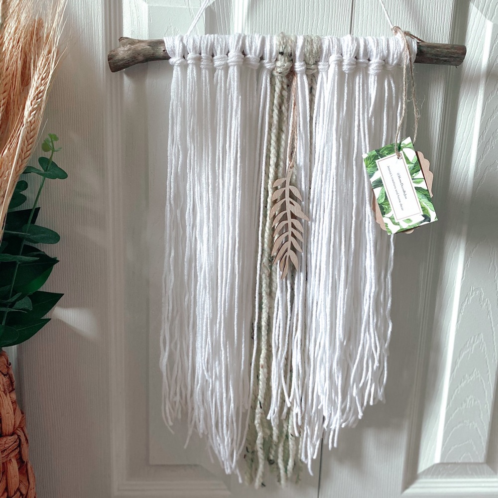 Handmade boho wall hanging for sale 🌵